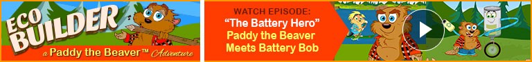 Watch: "The Battery Hero" Paddy the Beaver Meets Battery Bob